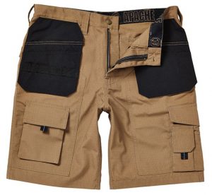 APACHE KNEEPAD HOLSTER POCKET SHORT STONE